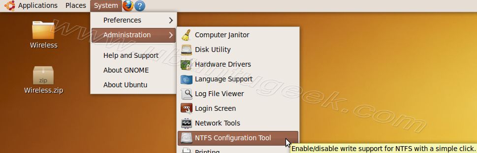 Linux操作系统下读取NTFS格式硬盘的操作方法,简易教程:Linux下NTFS分区的写操作